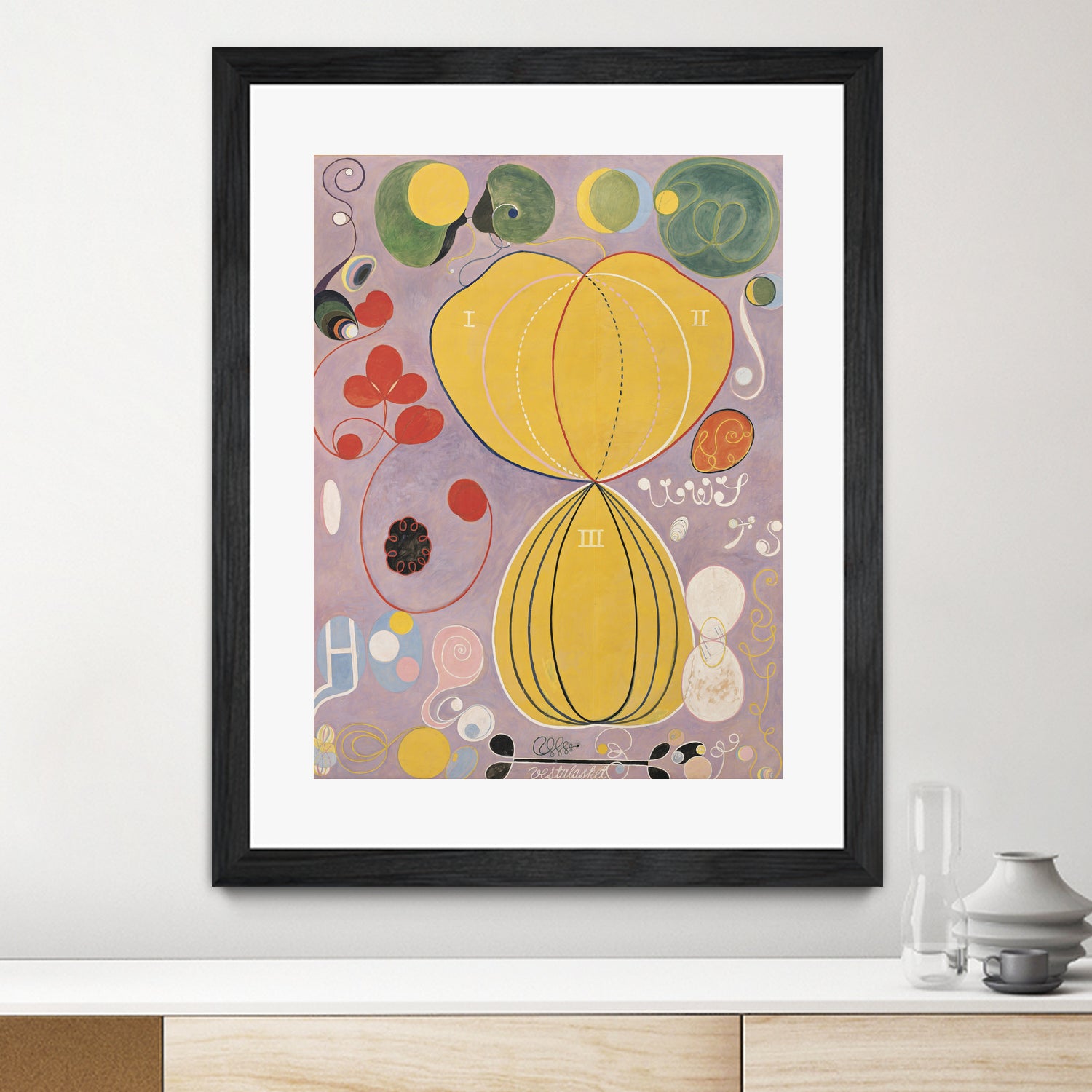 The Ten Largest, No. 7., Adulthood, Group IV, 1907 (oil on canvas) by Hilma af Klint on GIANT ART - museums