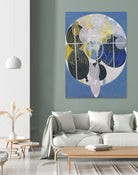 The Large Figure Paintings, No. 5, Group III, The Key to All Works to Date, The WU/Rose Series, 1907 by Hilma af Klint on GIANT ART - blue museums