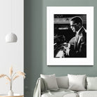 Ray Charles At The Piano by Bridgeman Images  on GIANT ART - black and white photography