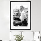 Grace Kelly During Cannes Festival on May 6, 1955 by Bridgeman Images  on GIANT ART - black and white photography