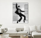 Jailhouse Rock' de RichardThorpe avec Elvis Presley 1957 by Bridgeman Images on GIANT ART - black and white photography 