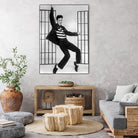 Jailhouse Rock' de RichardThorpe avec Elvis Presley 1957 by Bridgeman Images on GIANT ART - black and white photography 