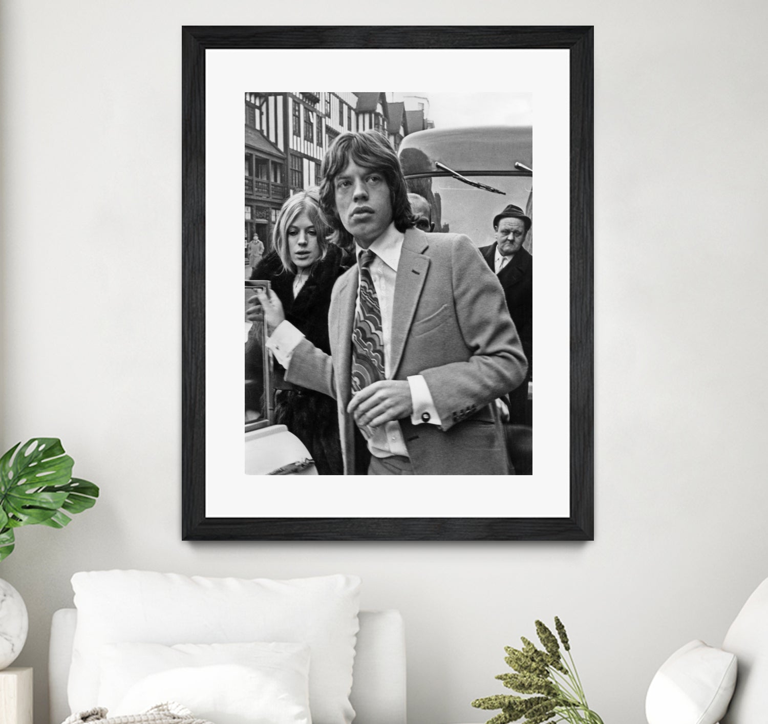 Mick Jagger et Marianne Faithfull by Bridgeman Images on GIANT ART - black and white photography