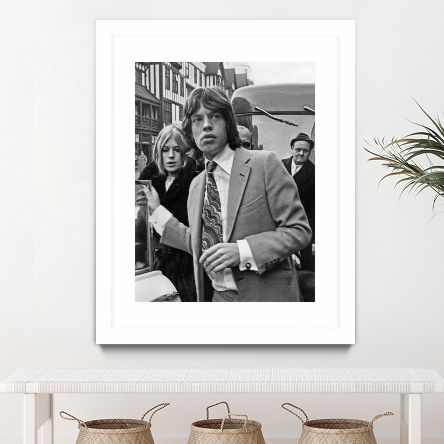 Mick Jagger et Marianne Faithfull by Bridgeman Images on GIANT ART - black and white photography