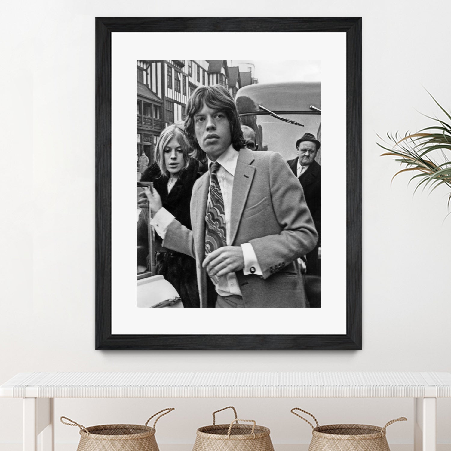 Mick Jagger et Marianne Faithfull by Bridgeman Images on GIANT ART - black and white photography