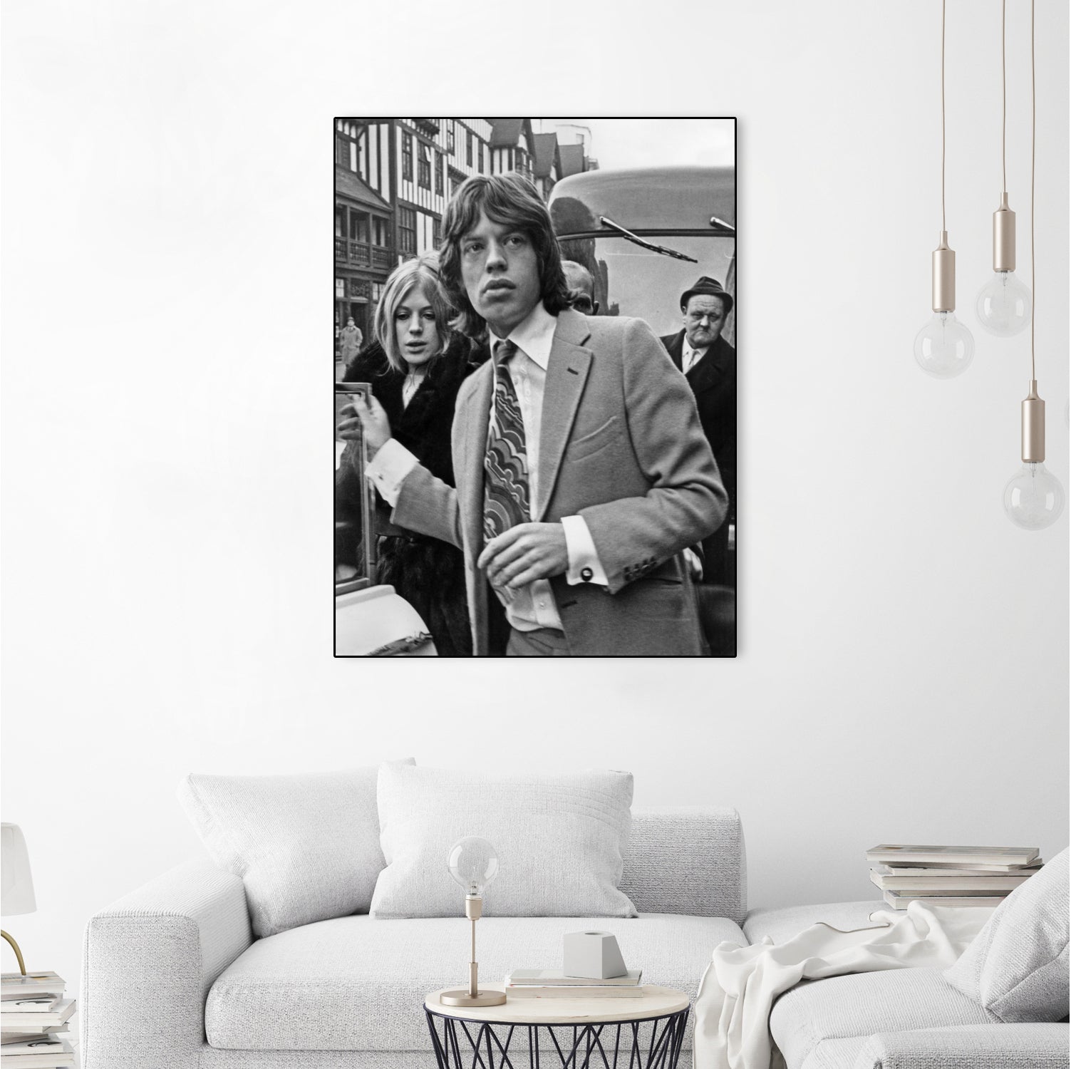 Mick Jagger et Marianne Faithfull by Bridgeman Images on GIANT ART - black and white photography