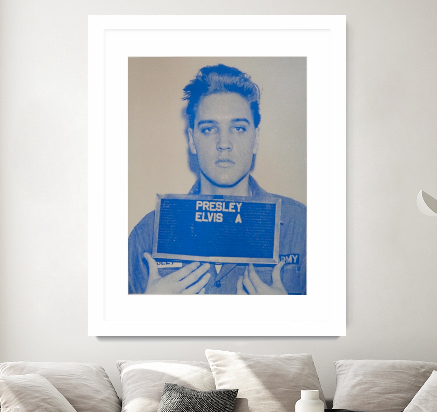 Elvis I, 2017  by Studwell, David on GIANT ART - blue photography