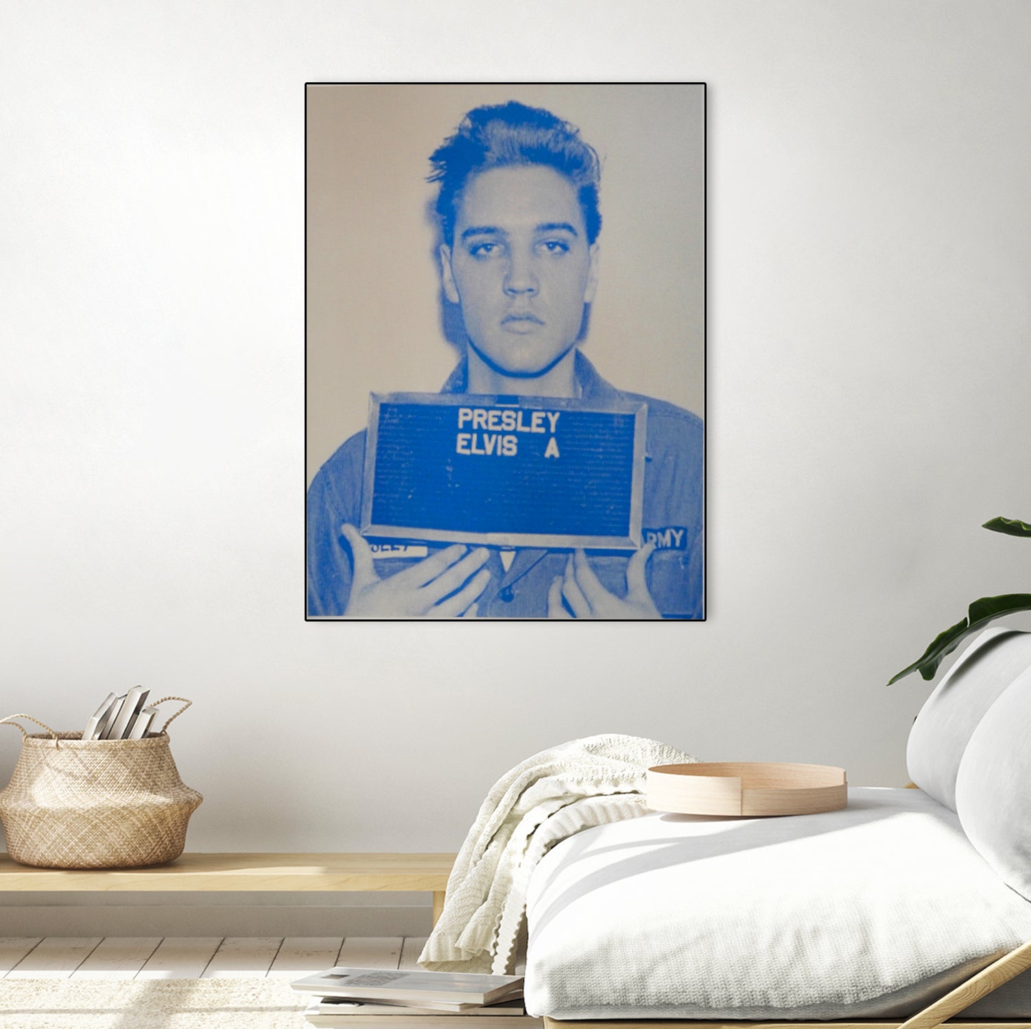 Elvis I, 2017  by Studwell, David on GIANT ART - blue photography