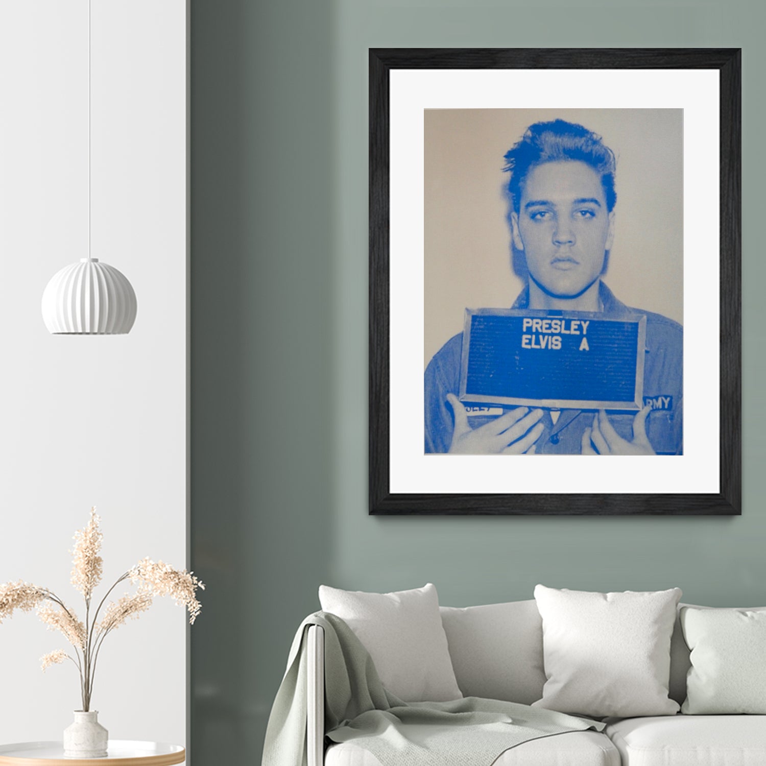 Elvis I, 2017  by Studwell, David on GIANT ART - blue photography