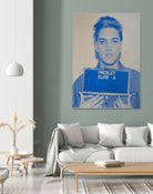 Elvis I, 2017  by Studwell, David on GIANT ART - blue photography