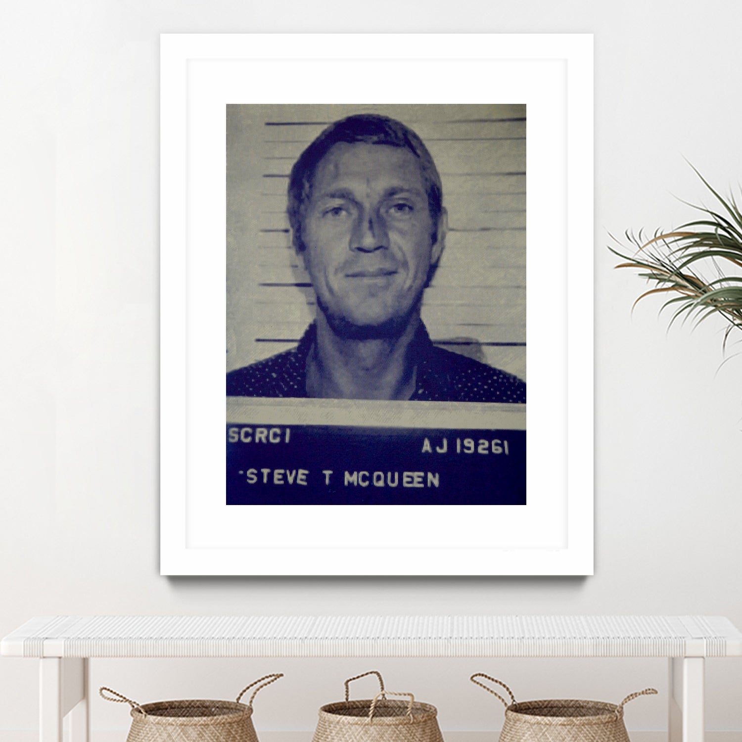 Steve McQueen I, 2017 by Bridgeman Iamges  on GIANT ART - black 