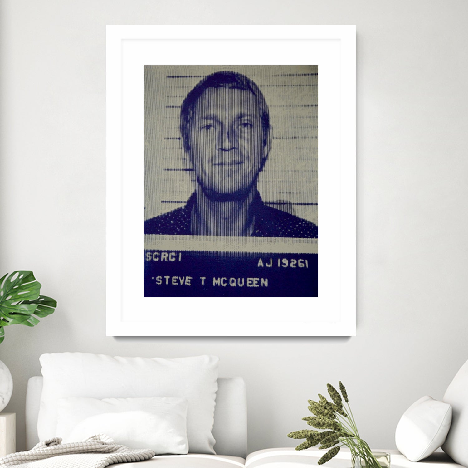 Steve McQueen I, 2017 by Bridgeman Iamges  on GIANT ART - black 