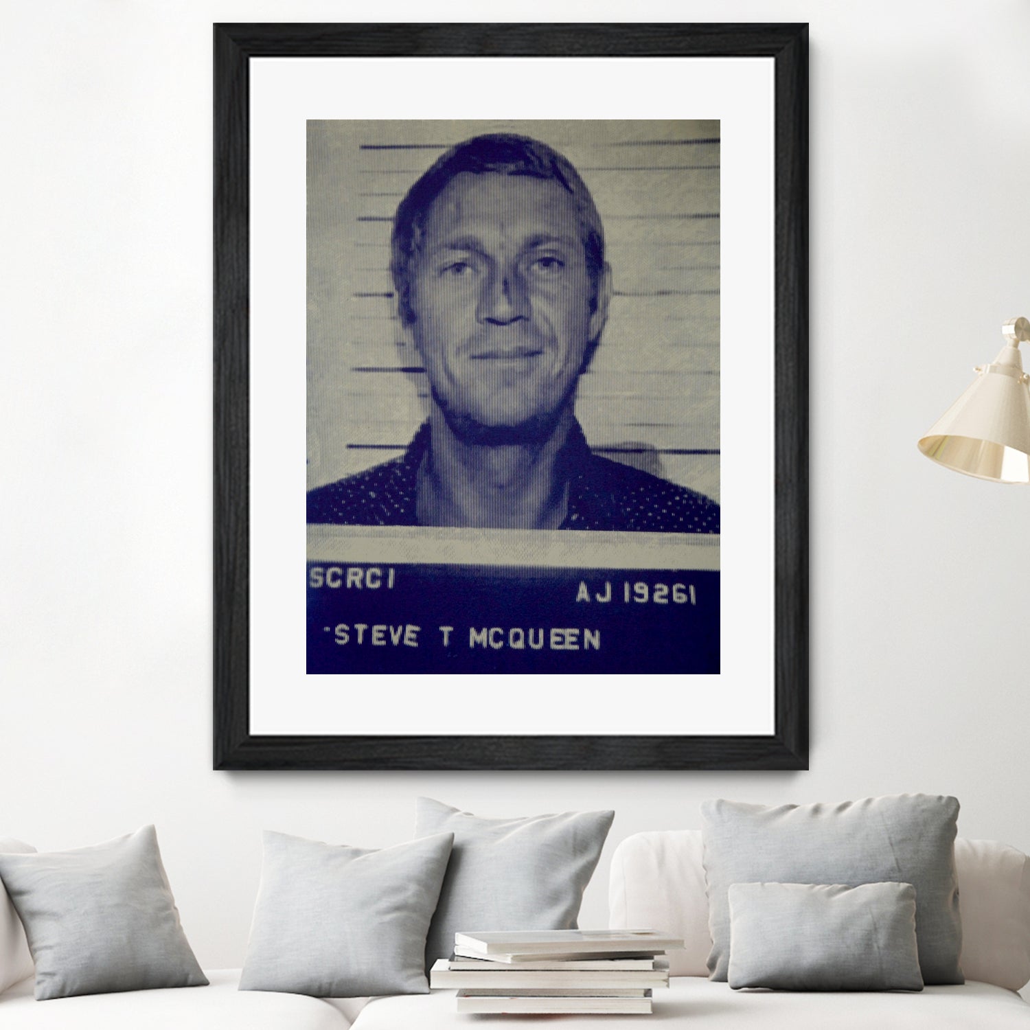 Steve McQueen I, 2017 by Bridgeman Iamges  on GIANT ART - black 