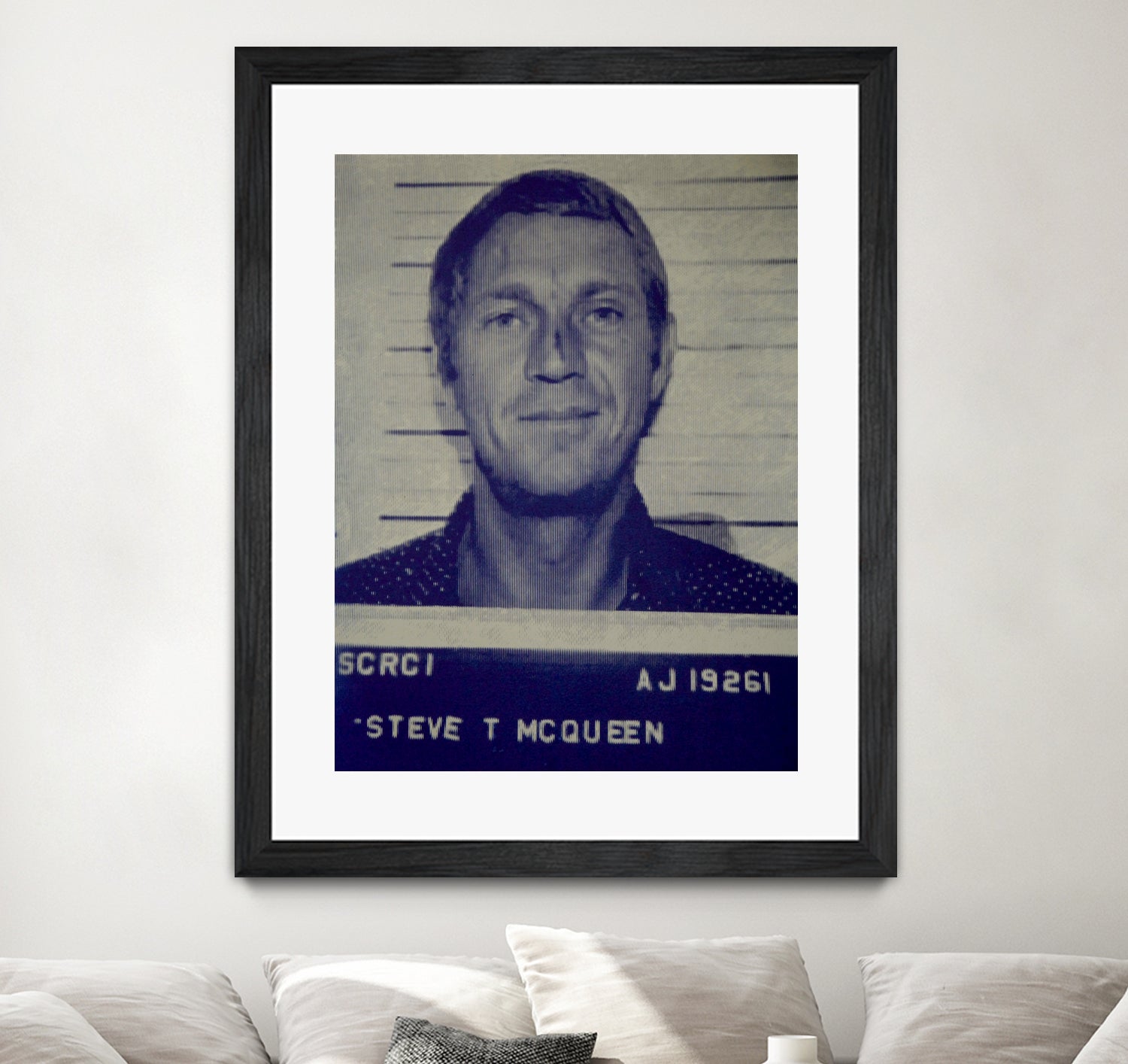 Steve McQueen I, 2017 by Bridgeman Iamges  on GIANT ART - black 