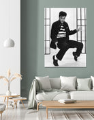 Elvis Presley by  Bridgeman Images on GIANT ART - black and white  photography