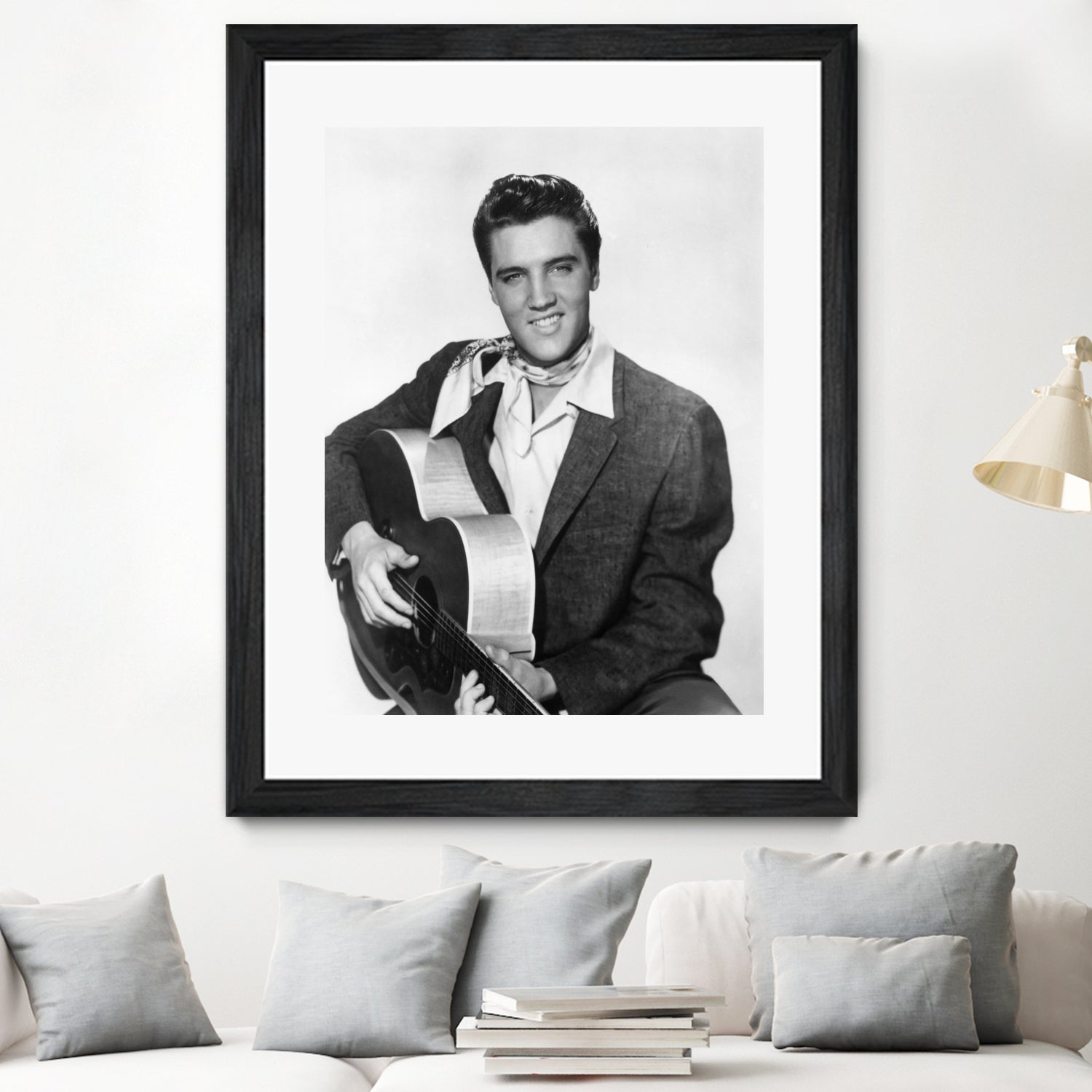 Elvis Presley by Paramount Pictures Bridgeman Images  on GIANT ART - black and white  photography 