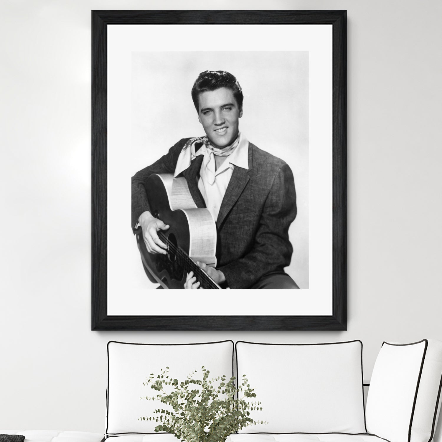 Elvis Presley by Paramount Pictures Bridgeman Images  on GIANT ART - black and white  photography 