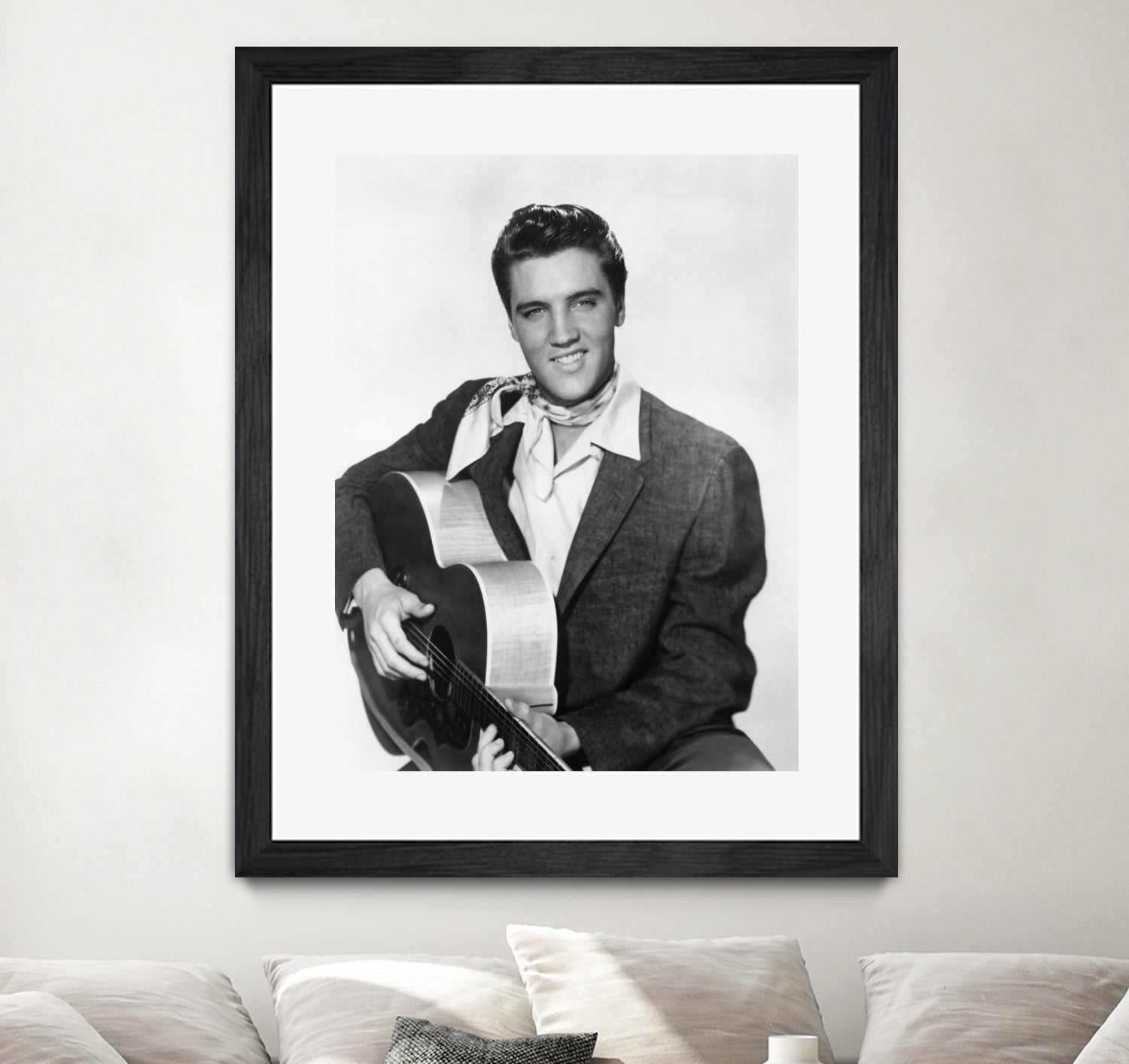 Elvis Presley by Paramount Pictures Bridgeman Images  on GIANT ART - black and white  photography 