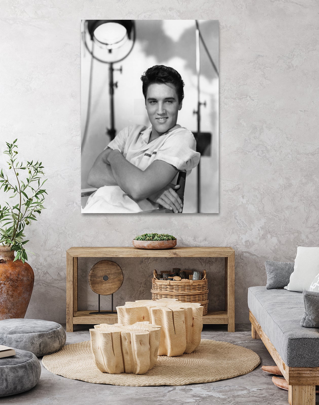 Elvis Presley by Bridgman Images  on GIANT ART - black and white photography