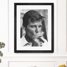 Roger Moore  by © Classic Picture Library / Bridgeman Images on GIANT ART - black and white photography