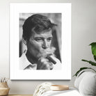 Roger Moore  by © Classic Picture Library / Bridgeman Images on GIANT ART - black and white photography