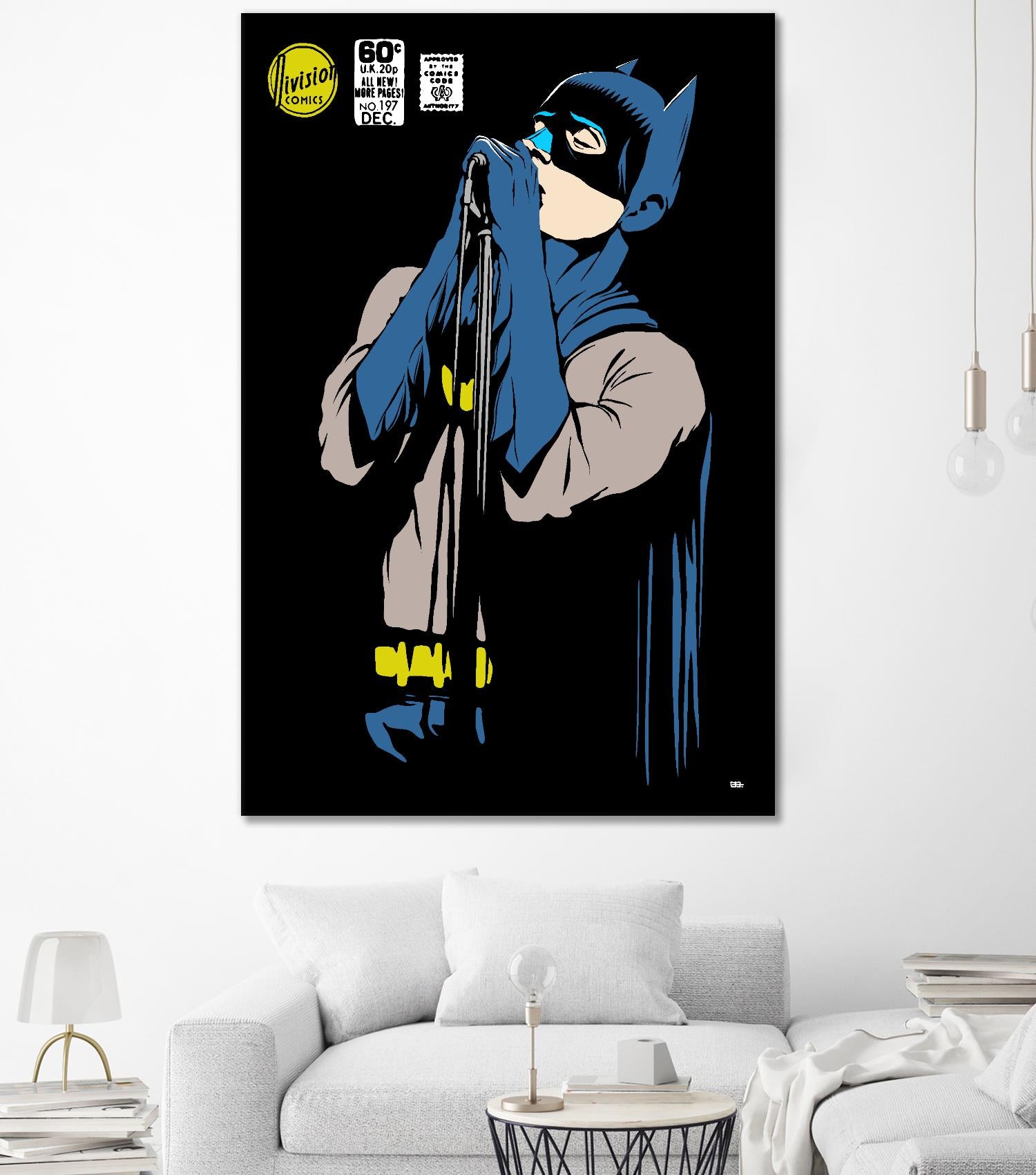 Shadowplay by Butcher Billy on GIANT ART - blue digital cartoon