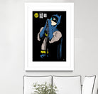 Shadowplay by Butcher Billy on GIANT ART - blue digital cartoon