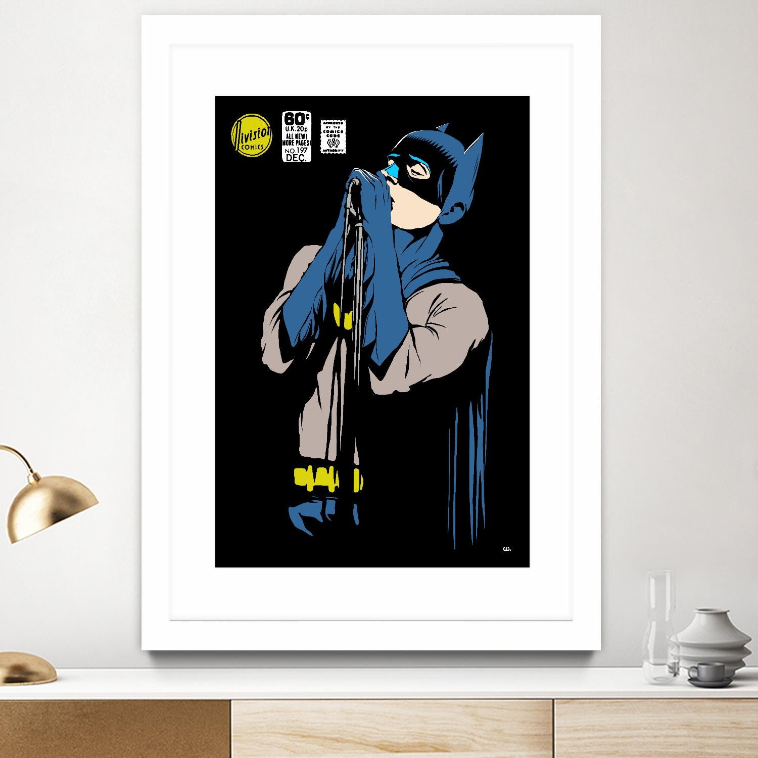 Shadowplay by Butcher Billy on GIANT ART - blue digital cartoon