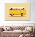 Yellow Van by Florent Bodart on GIANT ART