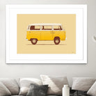 Yellow Van by Florent Bodart on GIANT ART