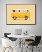 Yellow Van by Florent Bodart on GIANT ART