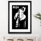 Post-Punk Dark Knight | The Shadowplay B&W Edition by Butcher Billy on GIANT ART - white digital batman