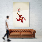 Speed of Light  by Jason Ratliff on GIANT ART - red  digital super hero