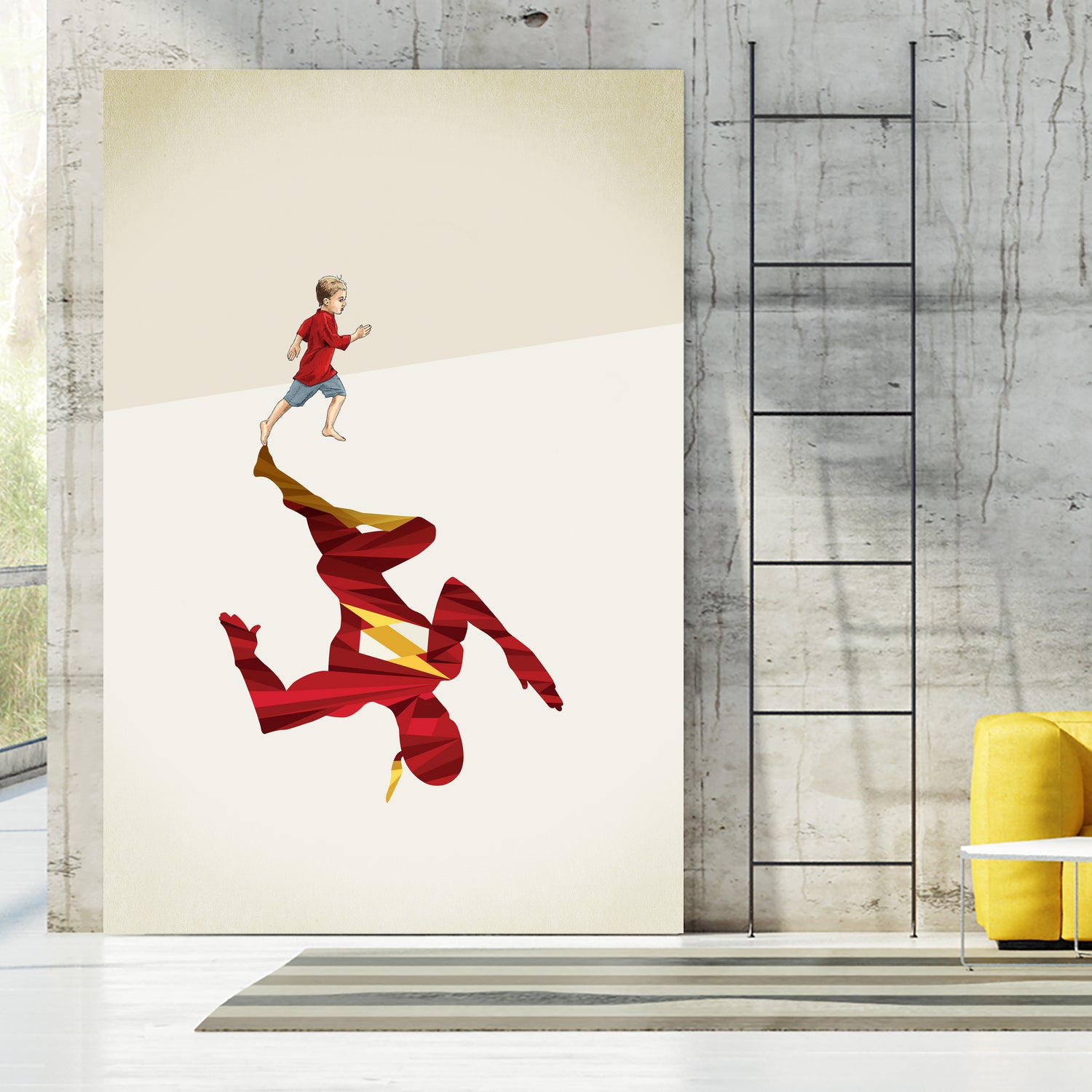 Speed of Light  by Jason Ratliff on GIANT ART - red  digital super hero