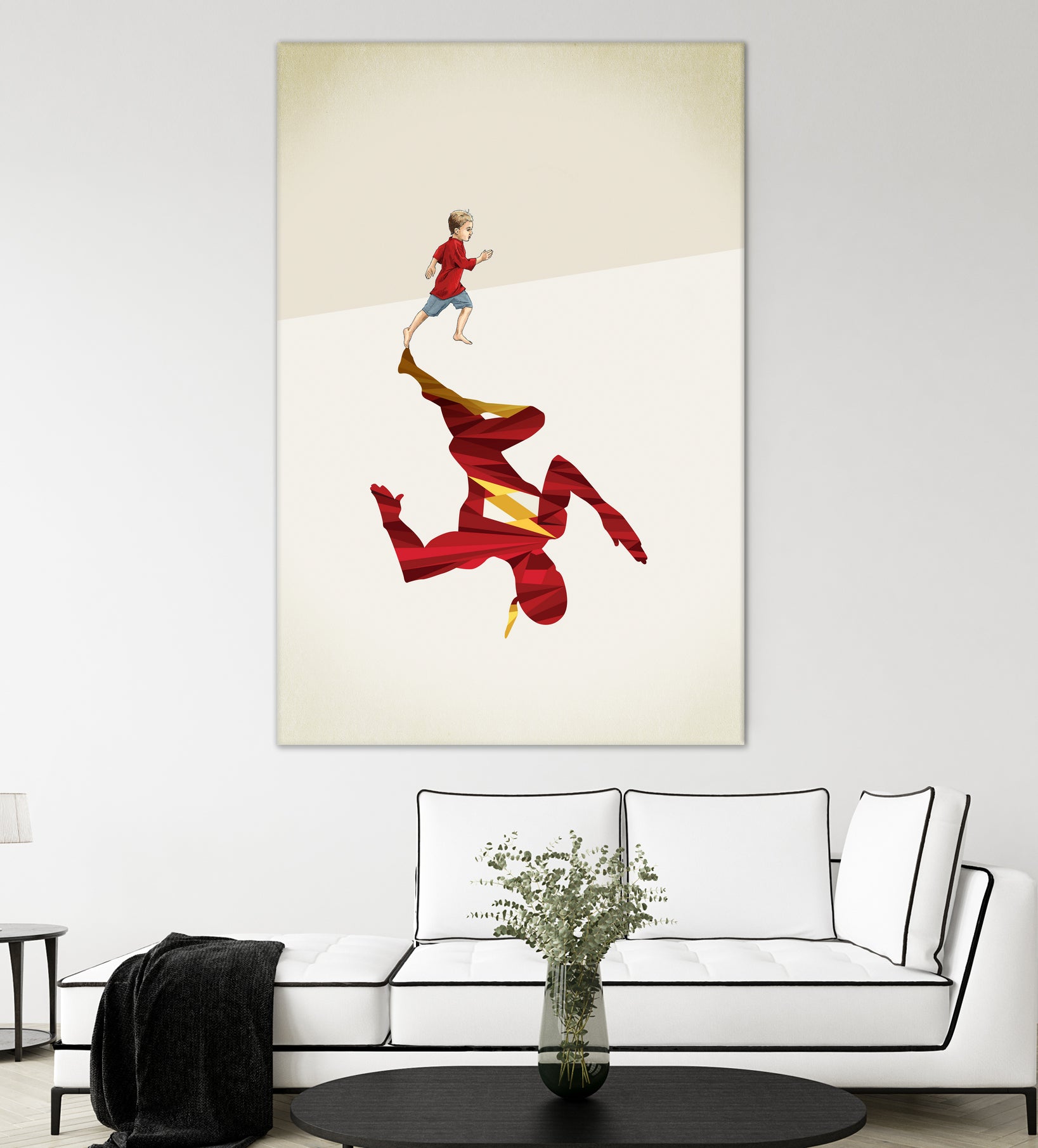 Speed of Light  by Jason Ratliff on GIANT ART - red  digital super hero