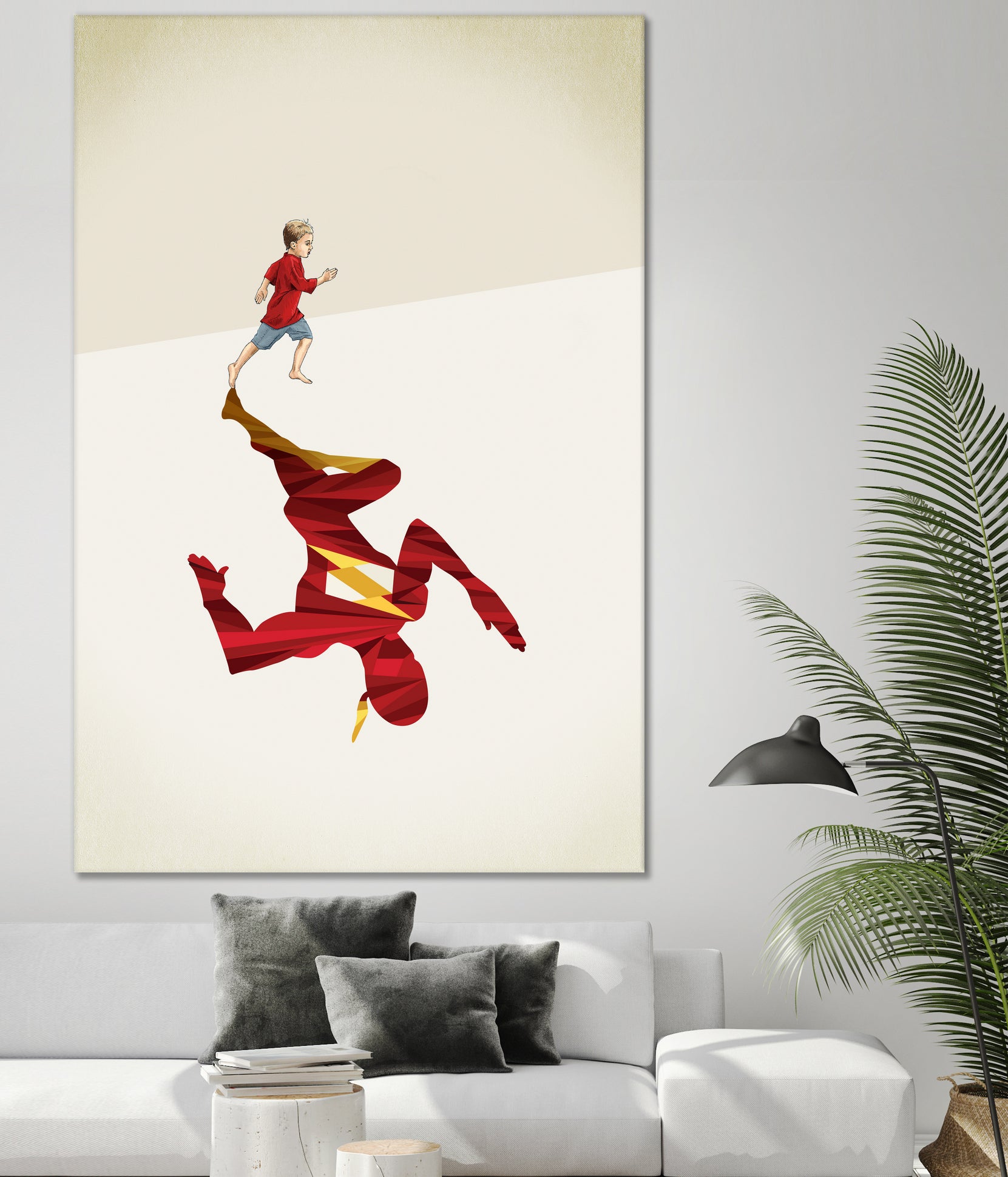 Speed of Light  by Jason Ratliff on GIANT ART - red  digital super hero