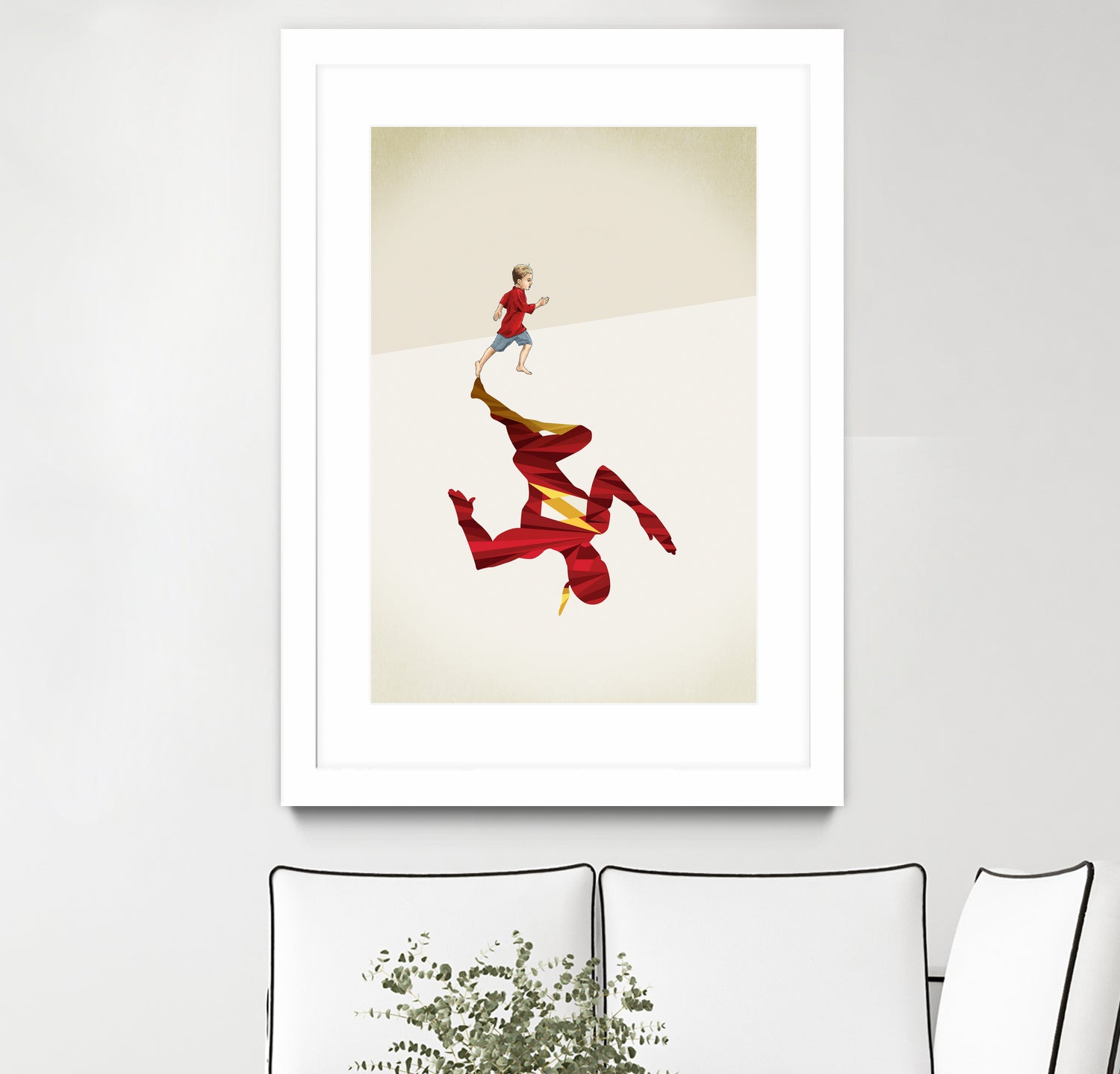 Speed of Light  by Jason Ratliff on GIANT ART - red  digital super hero