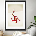 Speed of Light  by Jason Ratliff on GIANT ART - red  digital super hero