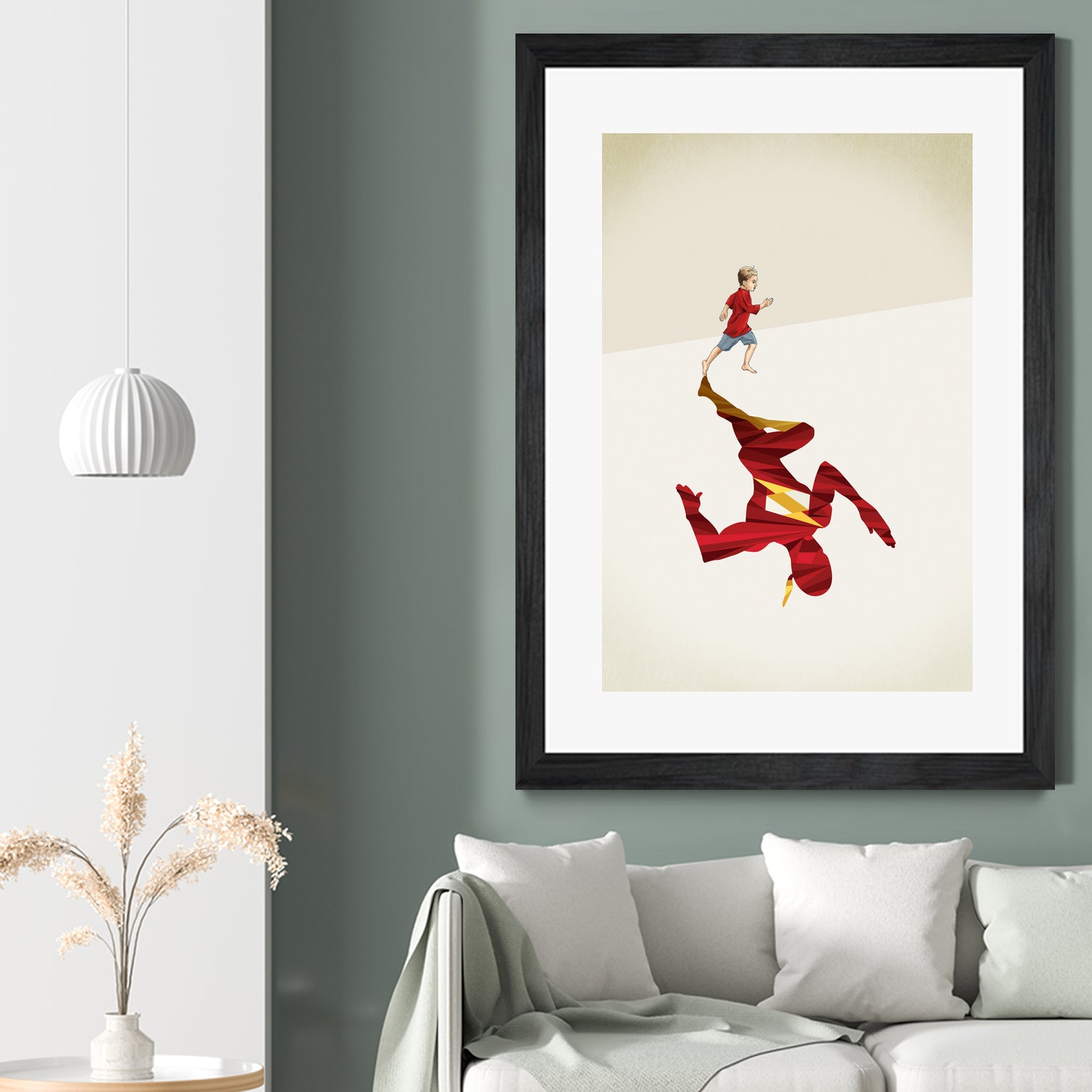 Speed of Light  by Jason Ratliff on GIANT ART - red  digital super hero