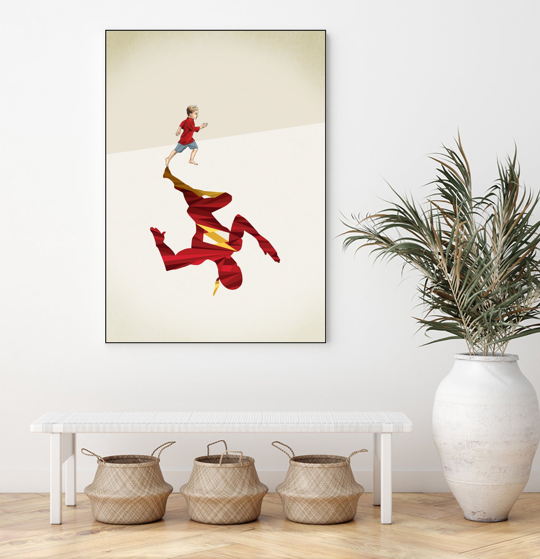 Speed of Light  by Jason Ratliff on GIANT ART - red  digital super hero