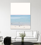 A day at the beach by 83 oranges on GIANT ART - blue coastal beach