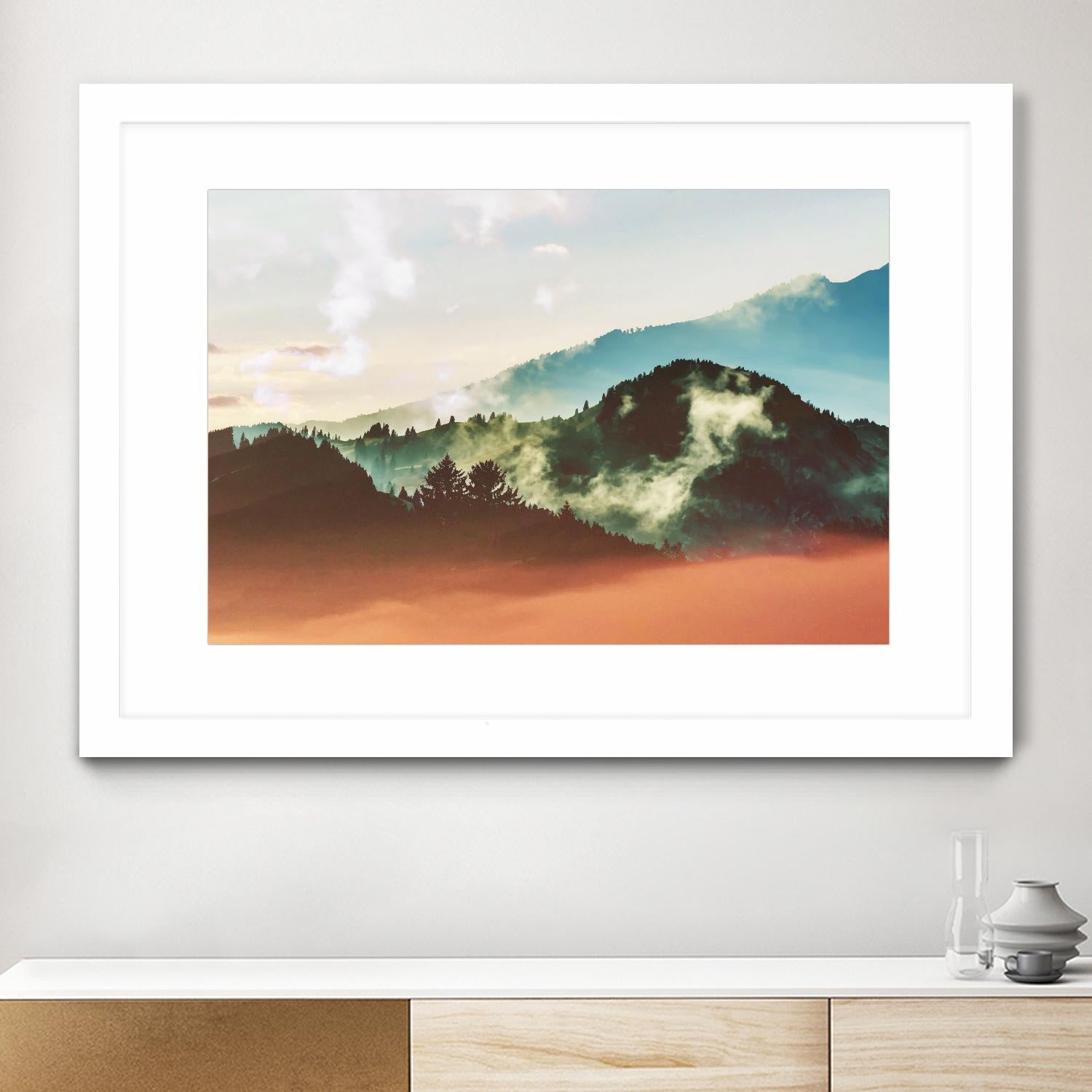 Mighty Mountain by 83 oranges on GIANT ART - digital mountains