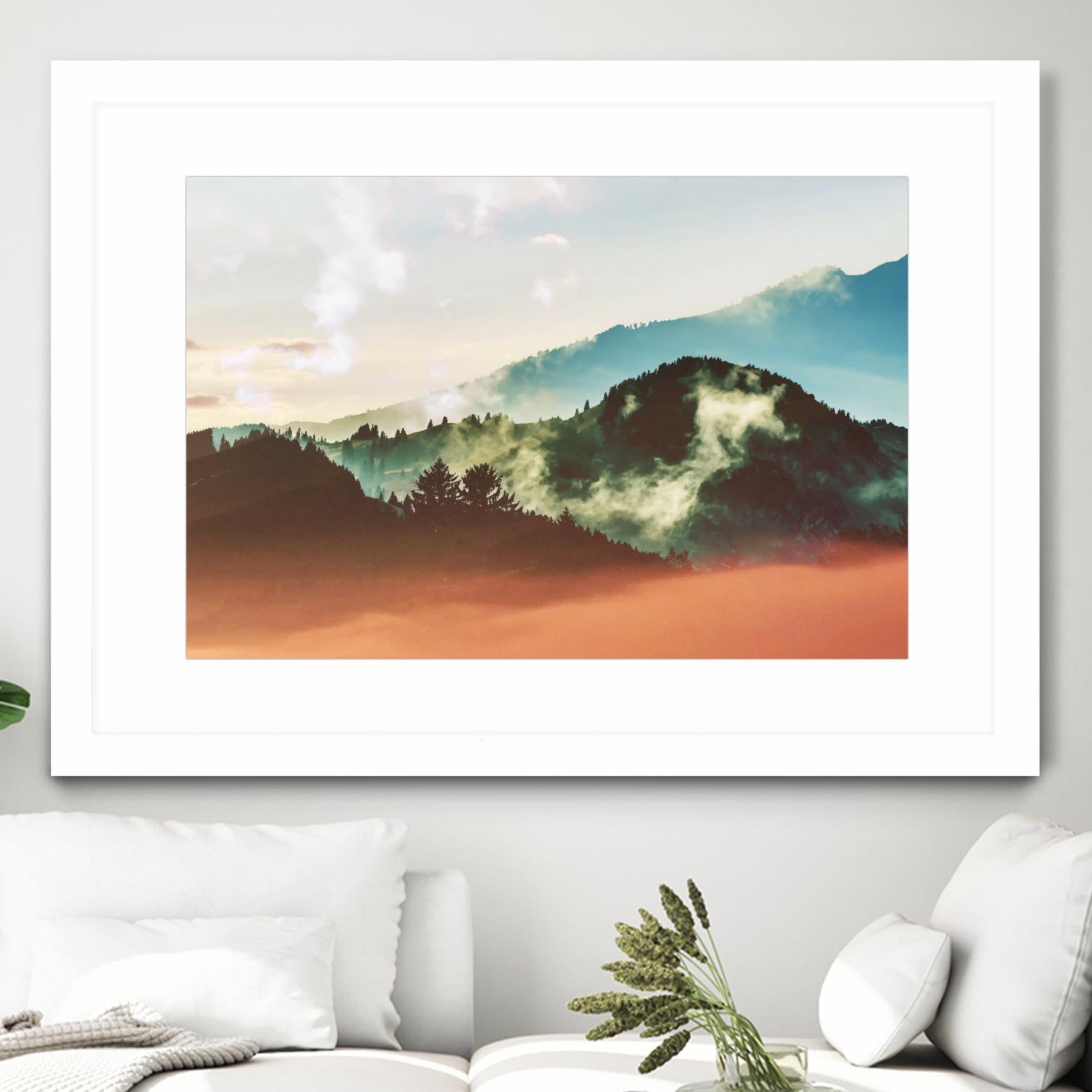 Mighty Mountain by 83 oranges on GIANT ART - digital mountains