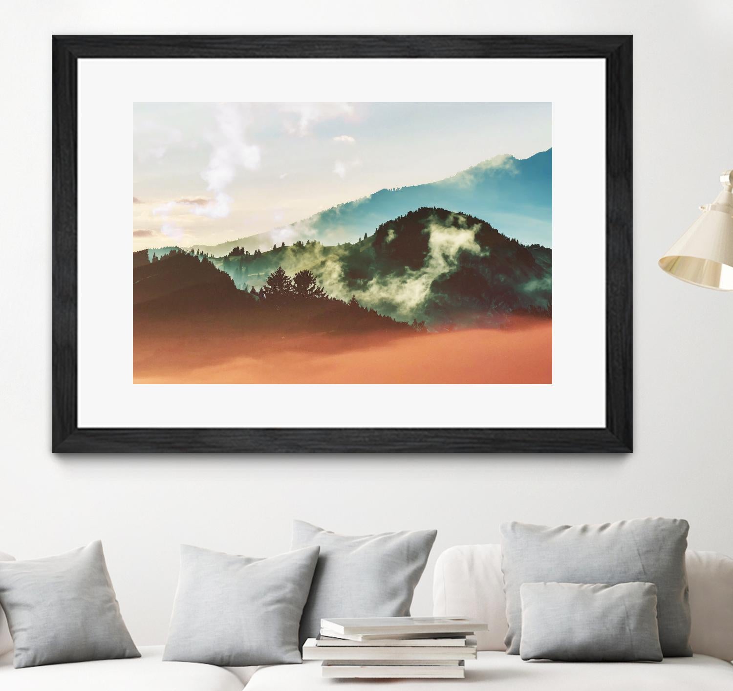 Mighty Mountain by 83 oranges on GIANT ART - digital mountains