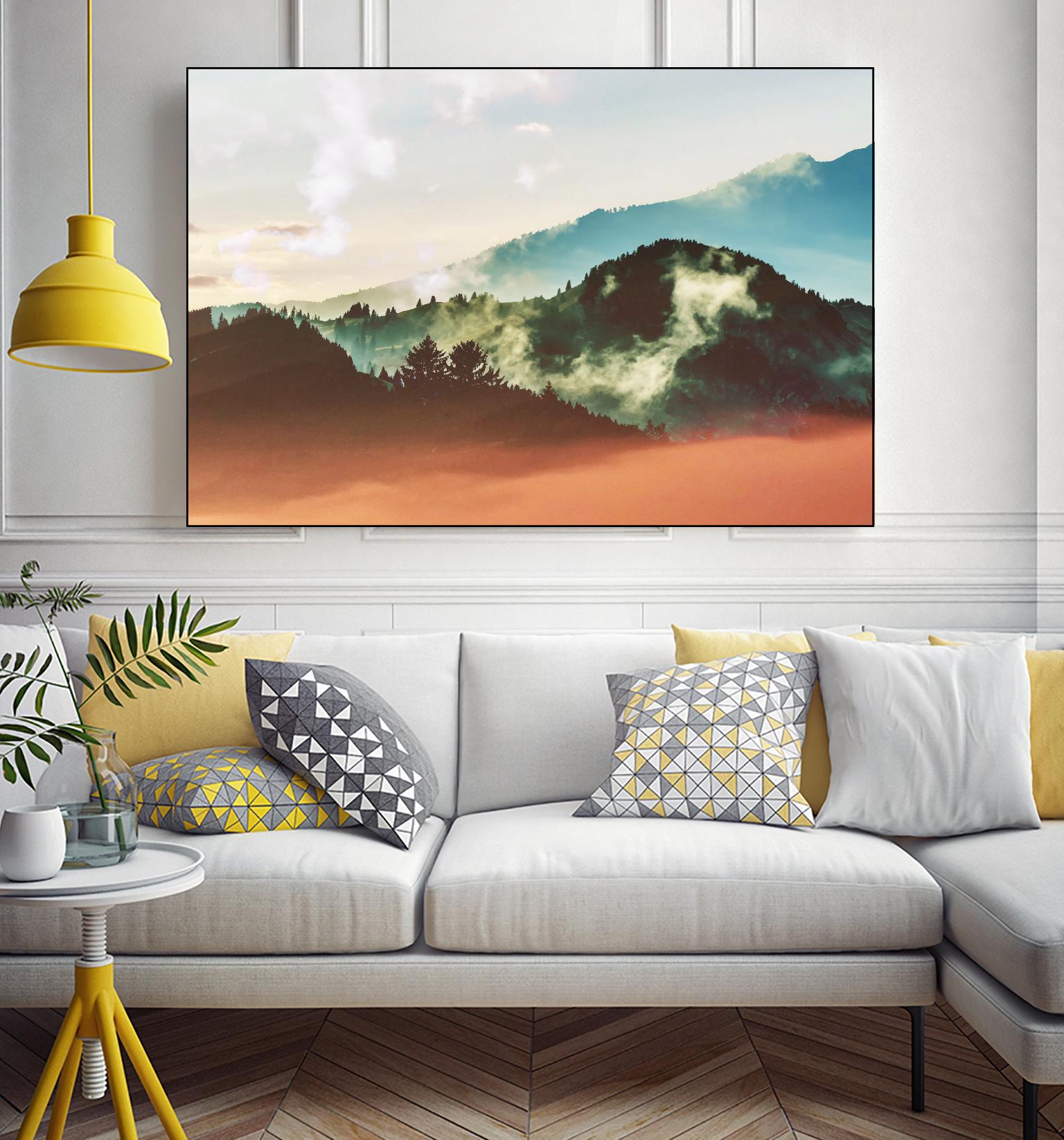 Mighty Mountain by 83 oranges on GIANT ART - digital mountains