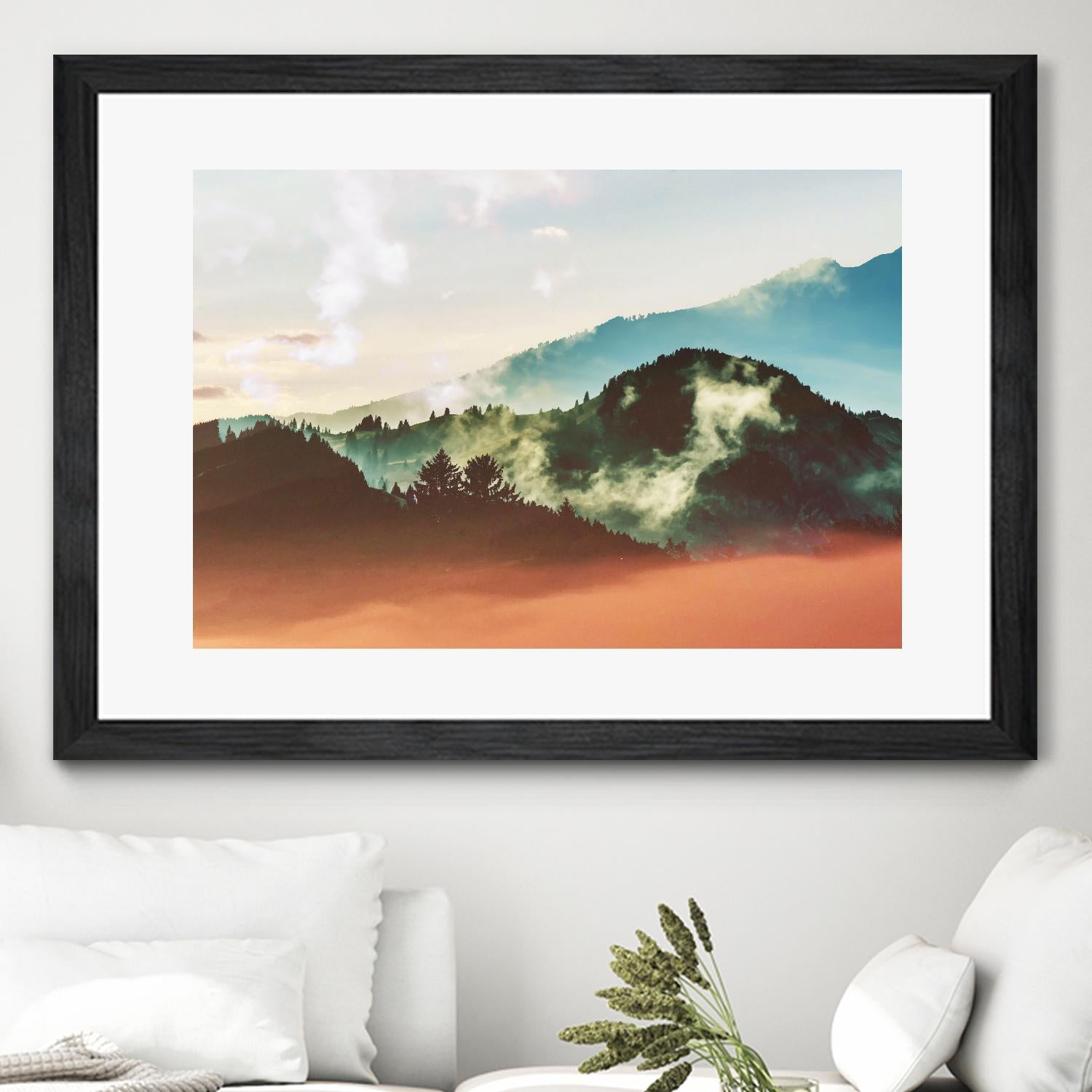 Mighty Mountain by 83 oranges on GIANT ART - digital mountains