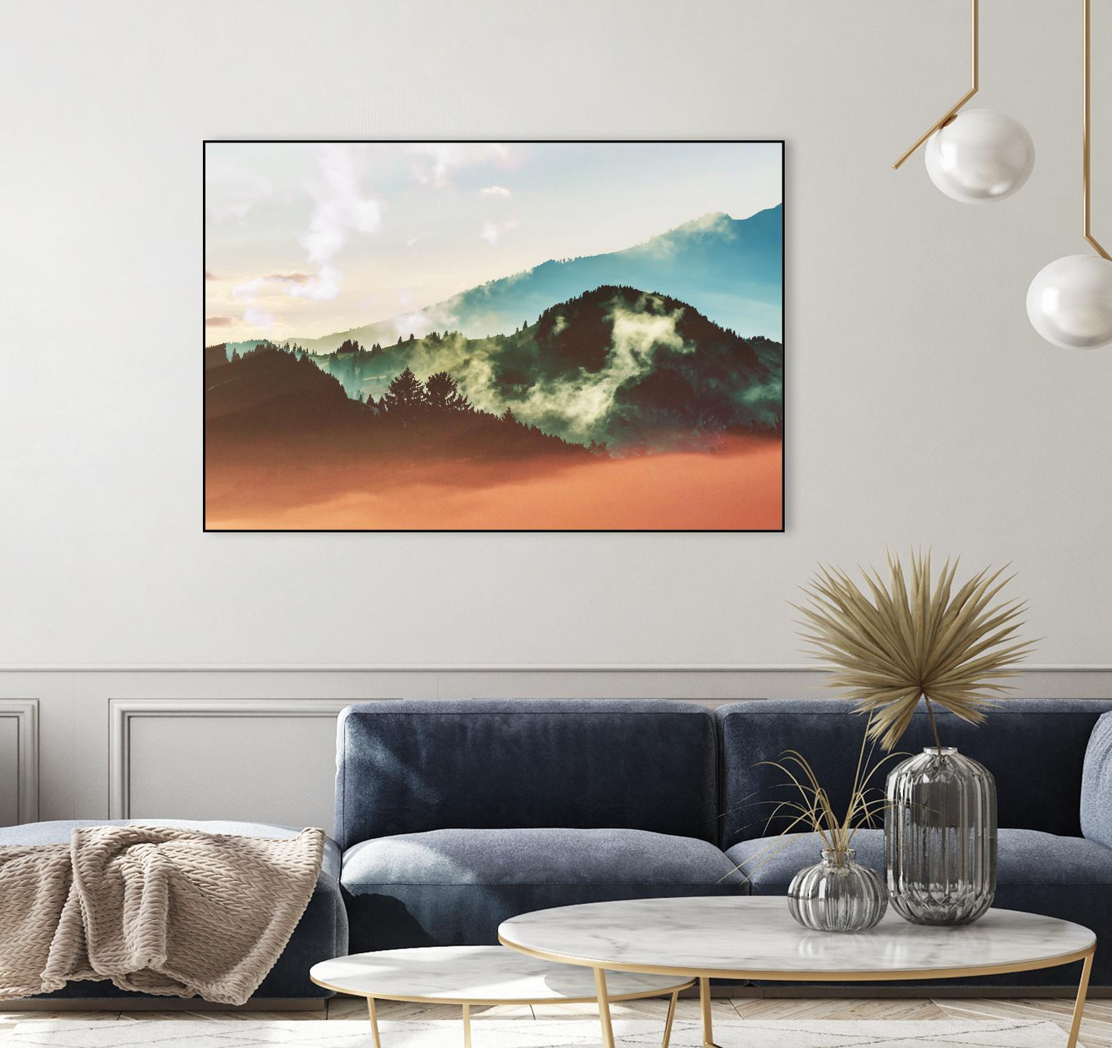 Mighty Mountain by 83 oranges on GIANT ART - digital mountains