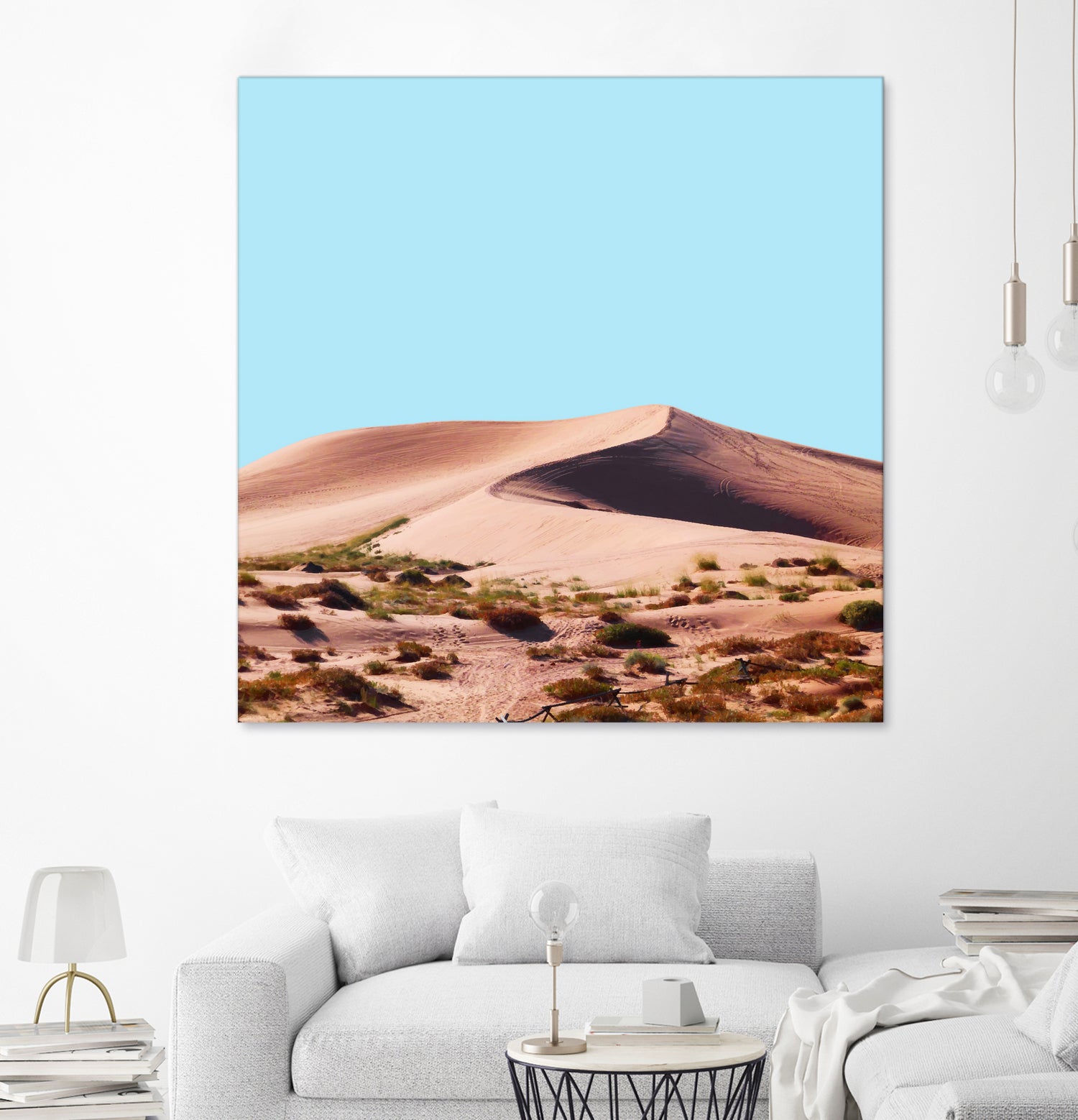 Oasis by 83 oranges on GIANT ART - blue digital sand