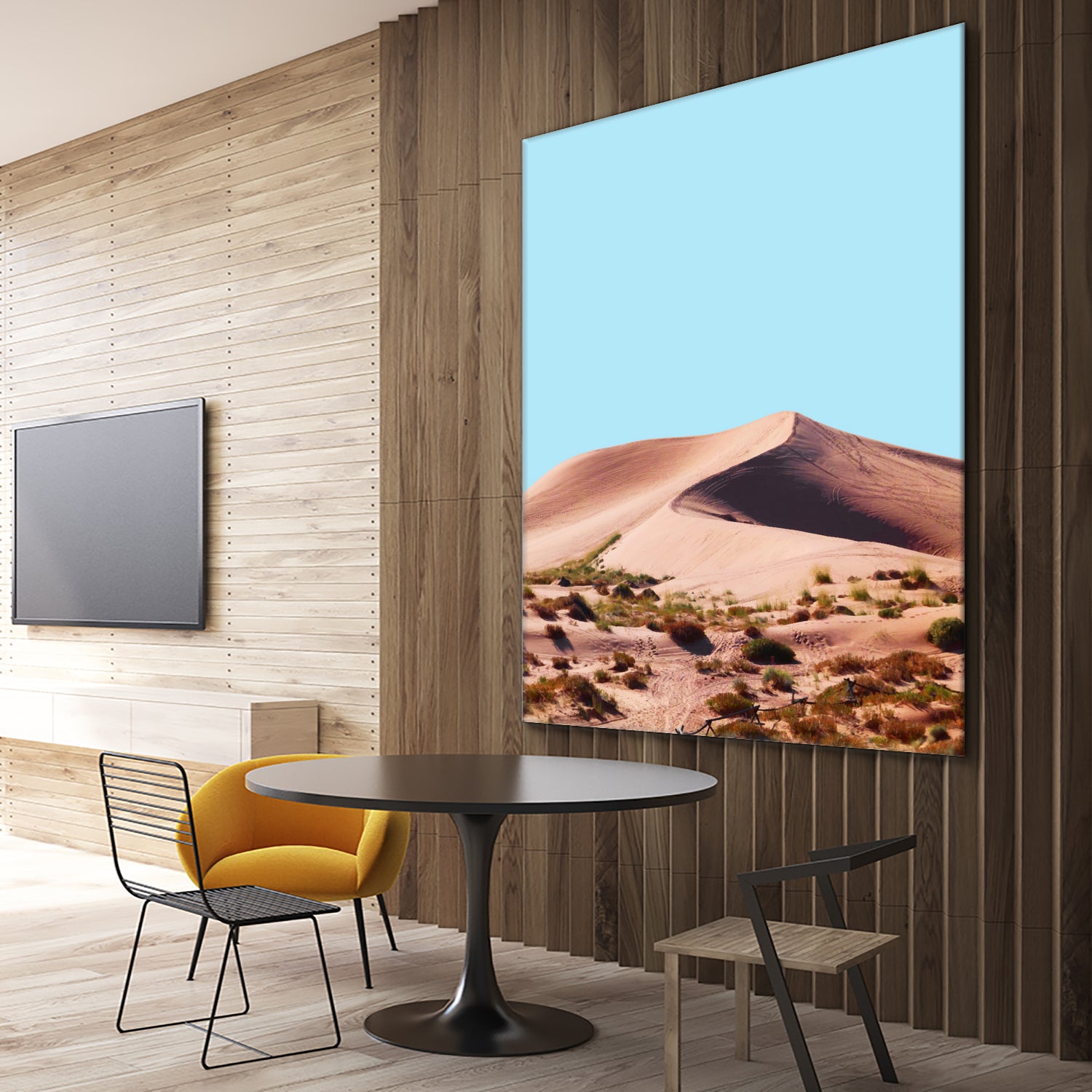 Oasis by 83 oranges on GIANT ART - blue digital sand