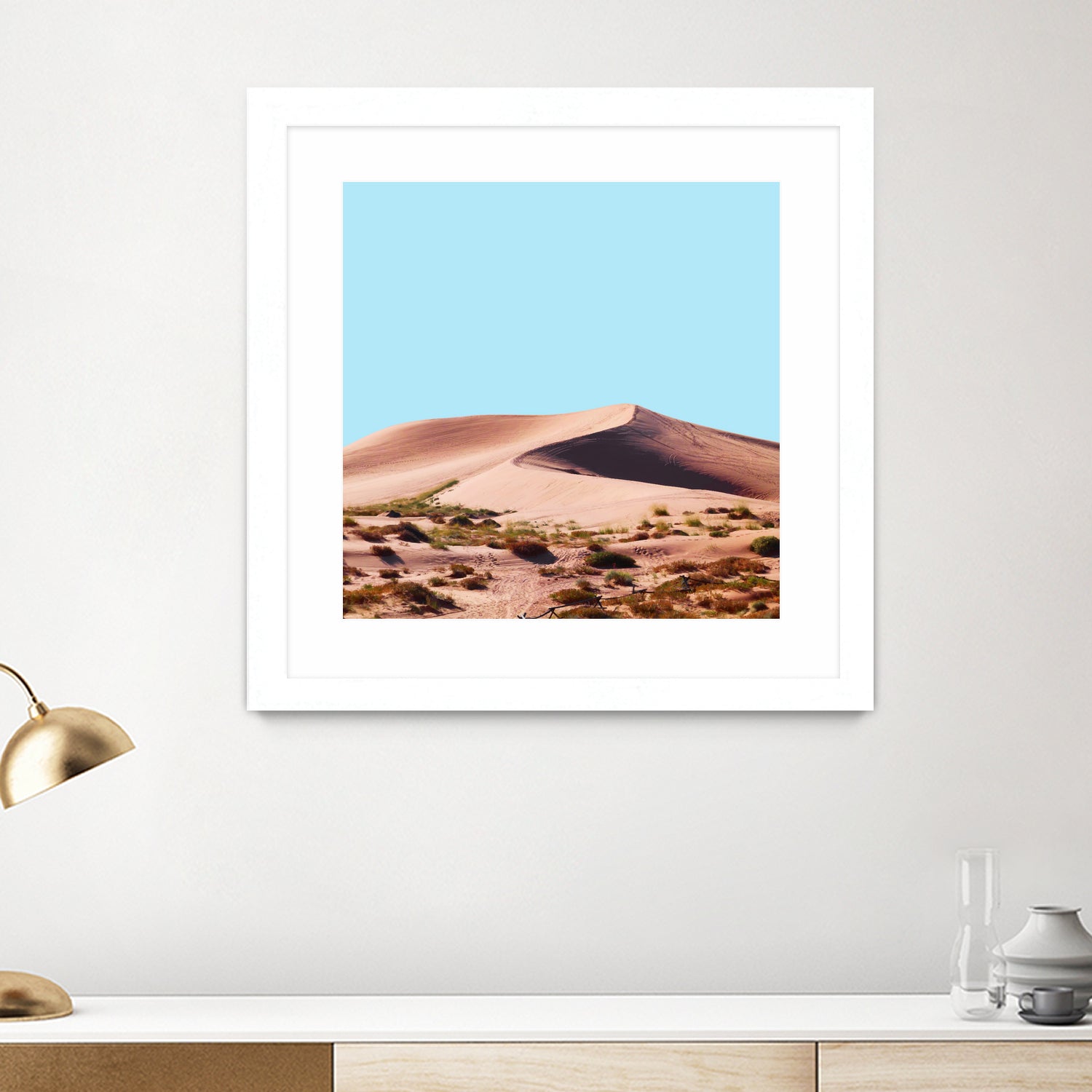 Oasis by 83 oranges on GIANT ART - blue digital sand